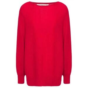 Charli 100% Cadee Cashmere Red Dolman‎ Sweater | Cozy Luxe Minimalist Chic